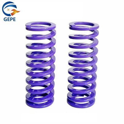 GEPE 55CrSi фиолетовые катушки сжатия пружины, высокая прочность плоская прямоугольная пружина