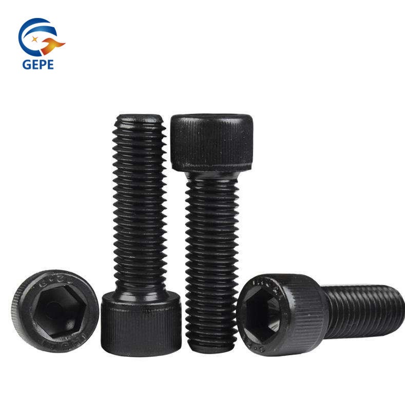 Черный оксид шестиугольные винты для розетки Аллена класса 12.9 Hex Socket Bolts Cap Head Screw